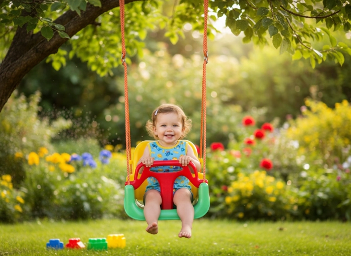 Stabilné hojdanie pre najmenších