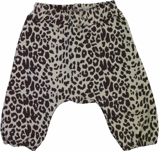 Pohodlné leopardie tepláčiky
