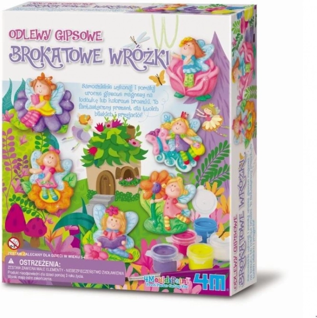 Sada na výrobu sadrových odliatkov – brokátové víly