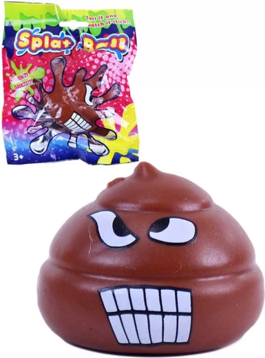 Mačkací lepkavá loptička hovienko – vodná bomba 6 cm - 1 kus