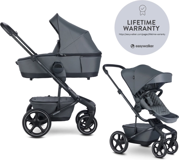 Easywalker harvey⁵ prémiový kombinovaný kočík 2v1 – Mineral Grey