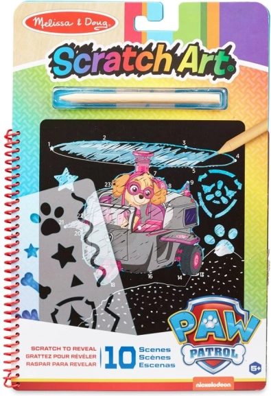 Paw Patrol škrabacia sada Skye