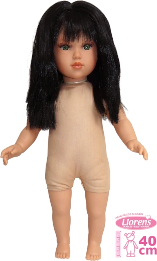 realistická bábika Llorens Greta 40 cm s mäkkým telom