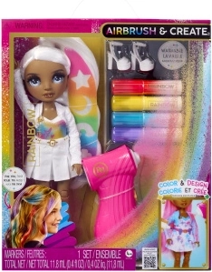 Rainbow High Air Brush bábika na kreatívne zdobenie