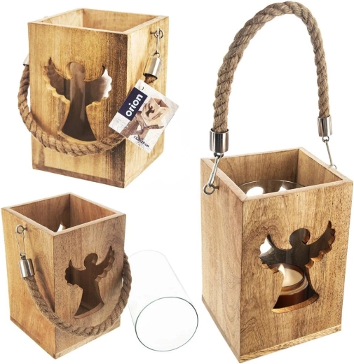 Prírodné drevo s anjelským výrezom