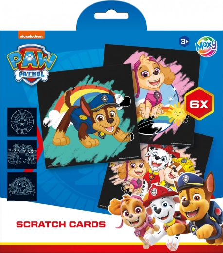 Vyškrabávacie obrázky Paw Patrol 6 ks