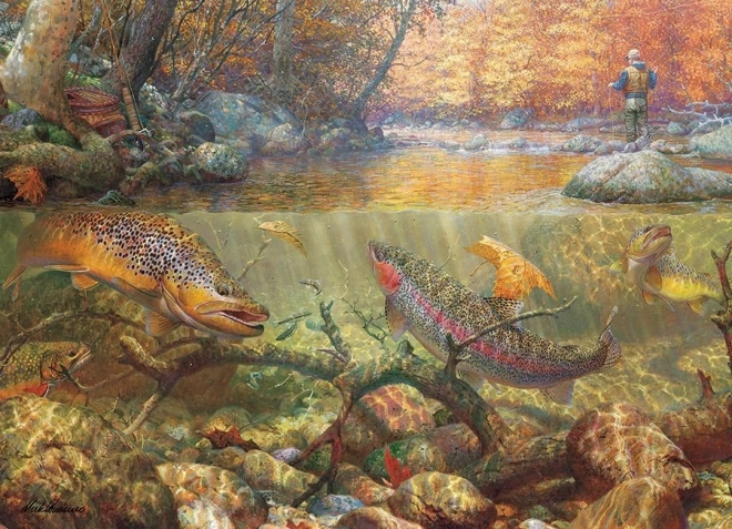 puzzle vysnívaný jesenný deň 1000 dielikov cobble hill