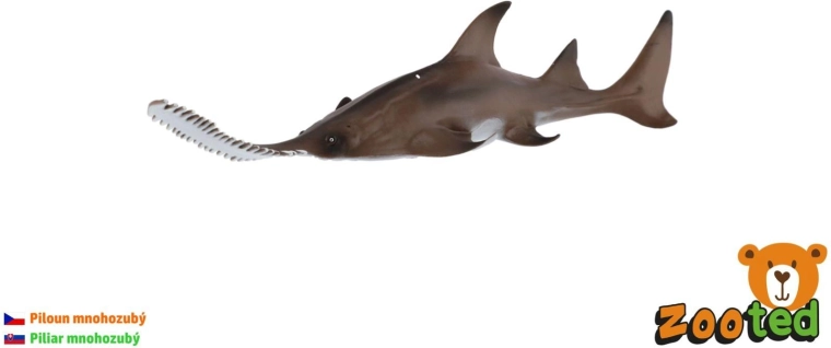 Figúrka píly mnohozubej z plastu, 22 cm