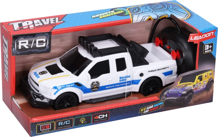 Policajné RC auto na diaľkové ovládanie 23 cm