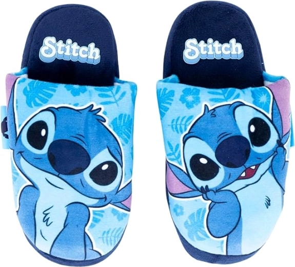 Disney Stitch dievčenské domáce papuče modré EU 28/29