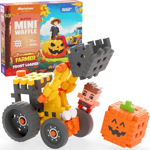 Mini Waffle Farmer – čelný nakladač 50 ks od Marioinex