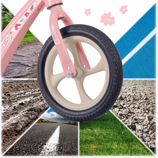 Nepreraziteľné 12" EVA kolesá – pohodlie bez údržby