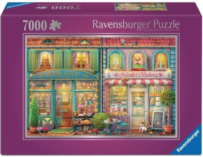 Ravensburger Puzzle Kníhkupectvo a pekáreň 7000 dielikov