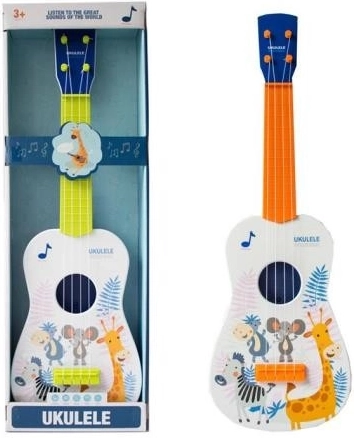 Ukulele s africkými motívmi