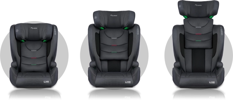 12-polohová opierka hlavy – sedačka rastie s dieťaťom