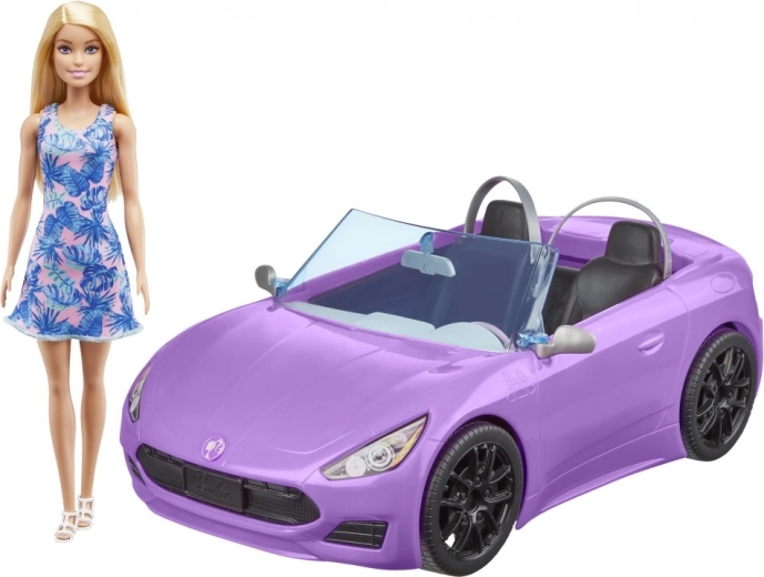 Barbie kabriolet a bábika
