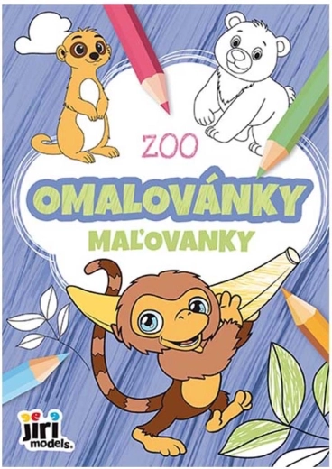 Omaľovánky A5 Zoo JIRI MODELS