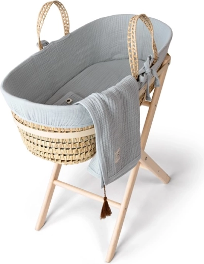Funnababy kompletný Mojžišov kôš s výbavou Dove grey