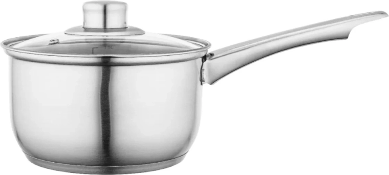 Nerezový rajník Fabio so sklenenou pokrievkou 1,9 l 16 cm