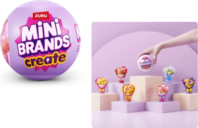 ZURU Mini Brands Create mini kawaii kytice - 1 kus