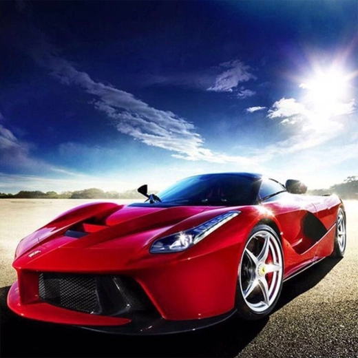 Norimpex diamantové maľovanie Červené Ferrari 30 × 40 cm