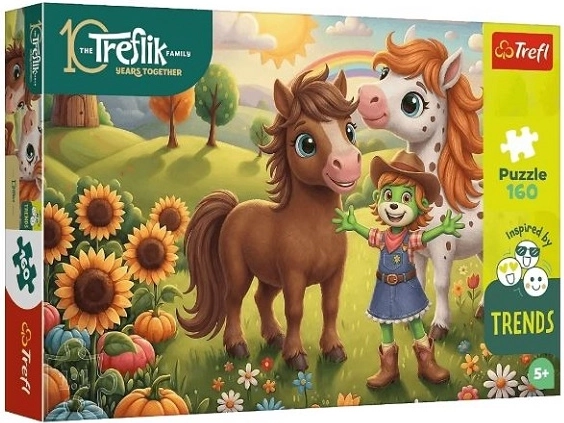 Trefl puzzle 160 dielikov Koník (Rodina Treflíkov)