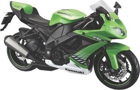 Motocykel Maisto Kawasaki Ninja ZX-10R so stojančekom 1:12