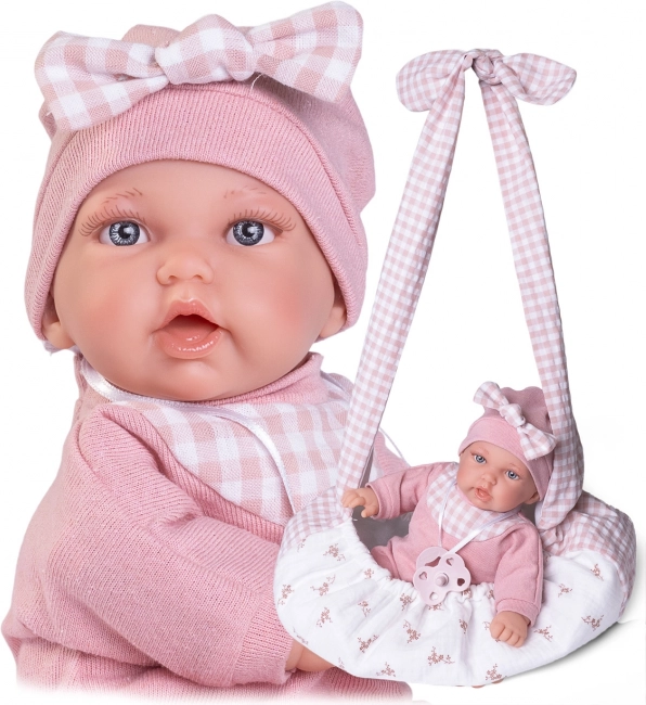 Realistická bábika Antonio Juan s mäkkým látkovým telom 27 cm