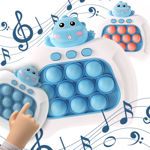 Elektronická hra POP IT Antistresová zručnostná hra Dino Modrá