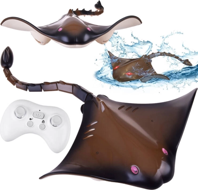 RC plávajúca manta ray na diaľkové ovládanie 2,4 GHz