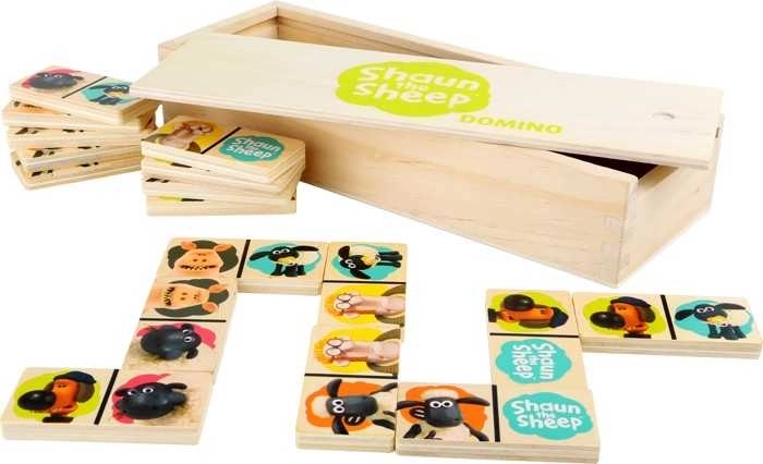Drevené domino Ovečka Shaun