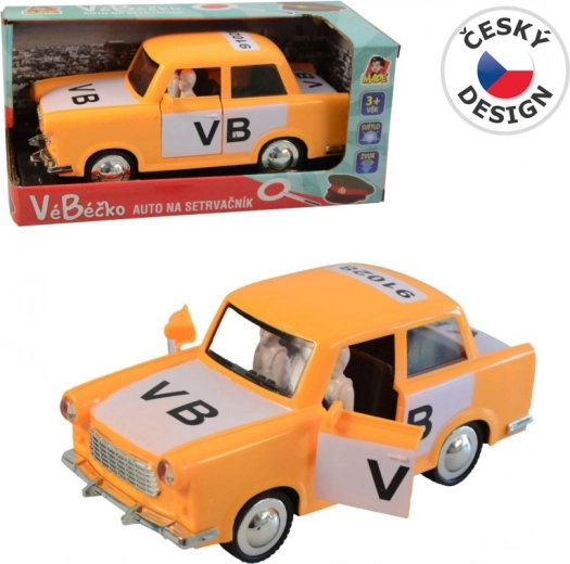 Retro auto VB na zotrvačník 17 cm