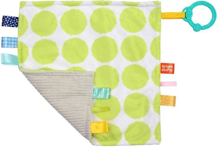 Maznacia dečka s C krúžkom Little Taggies, zelené bodky – Bright Starts