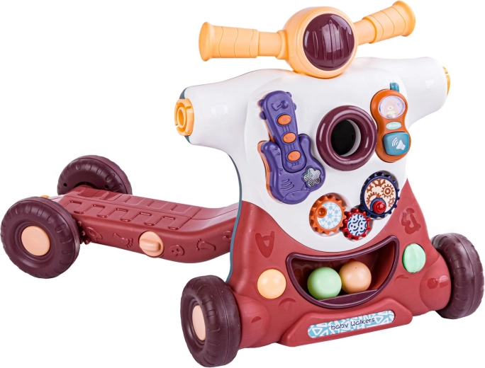 3 v 1: chodítko, odrážadlo aj kolobežka