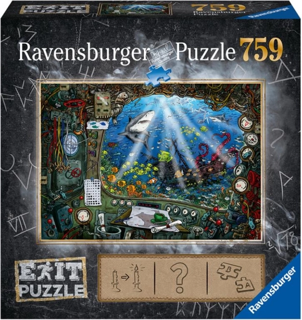 Ravensburger Puzzle EXIT: Ponorka 759 ks