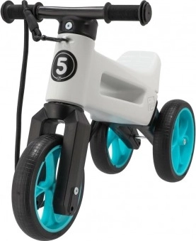 Odrážadlo Funny Wheels Rider SuperSport 2v1 s popruhom – Tyrkysová