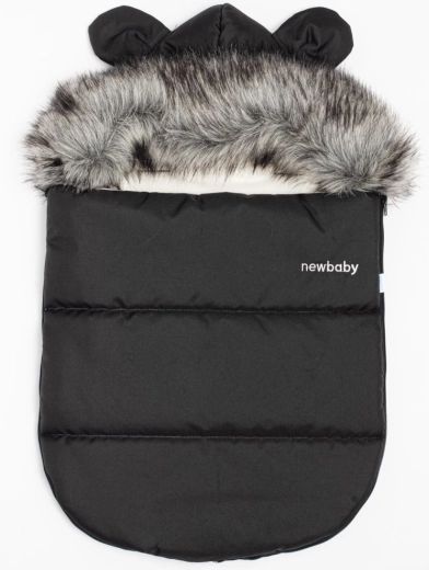 Zimný fusak NEW BABY Lux Fleece grafitový