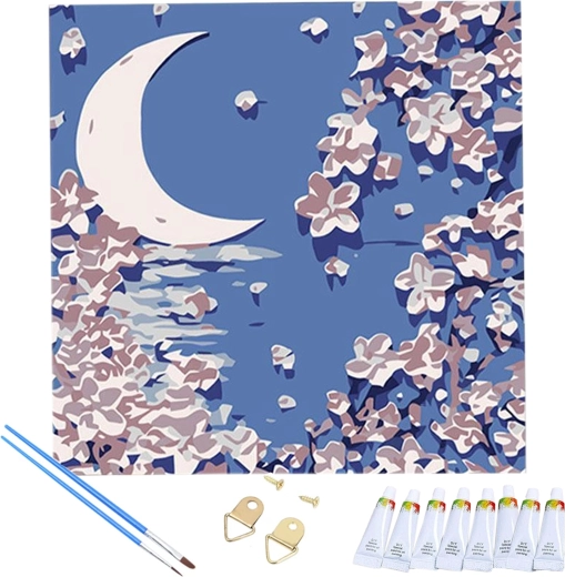 Všetko v jednej škatuľke: plátno, farby aj štetce