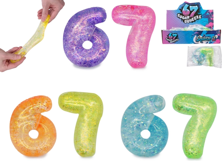 Six Seven pružné čísla Sugar – sada 2 ks