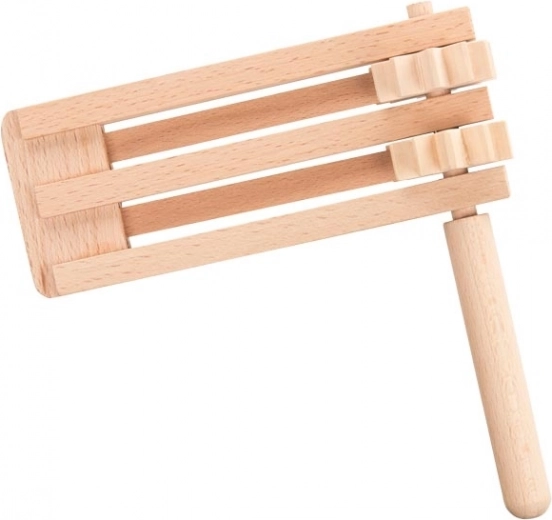 Dvojitá drevená hrkálka Goki