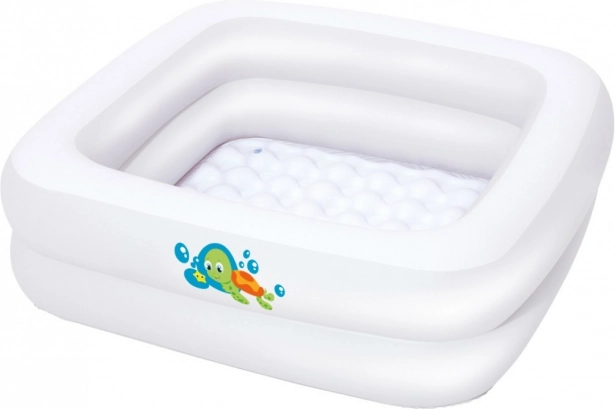 Bestway nafukovacia detská vanička a bazénik 2 v 1 BABY STEP 1-2-3 (86 × 86 cm)