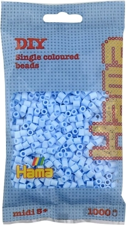 Hama Midi zažehľovacie koráliky pastelovo modré 1000 ks
