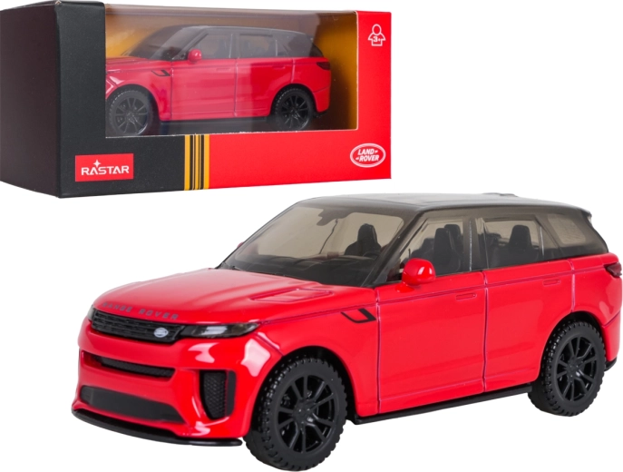 Kovový model Range Rover Sport SV RASTAR v mierke 1:43, červený