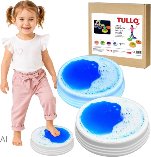 Tullo svietiaci senzorický tekutý kameň modrý