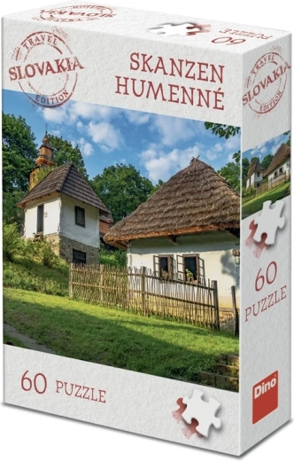 Dino Puzzle turistická edícia Slovensko – skanzen Humenné 60 dielikov