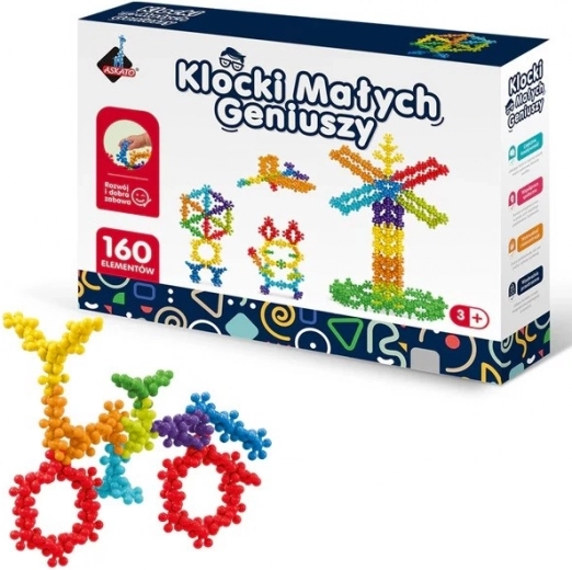 Kocky Malých géniov – kvietky a guličky, 160 dielov