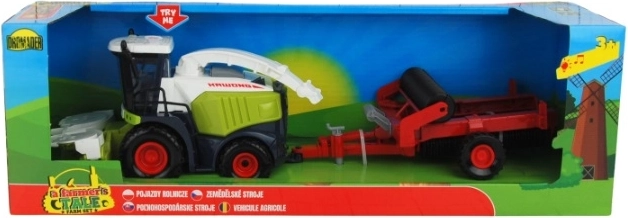 Kombajn s prívesom so svetlom a zvukom
