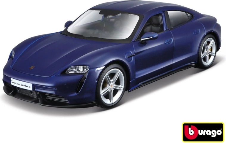 Bburago Porsche Taycan Turbo v mierke 1:24
