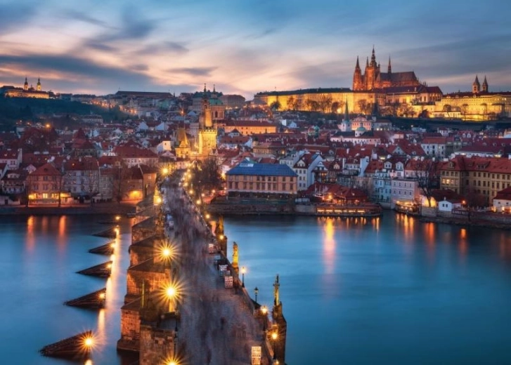 Puzzle Praha v noci 1000 dielikov od Ravensburger