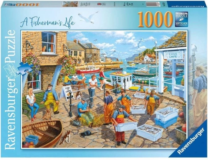 Ravensburger Puzzle Život rybára 1000 dielikov